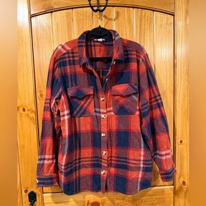 BeachLunchLounge Flannel Shacket